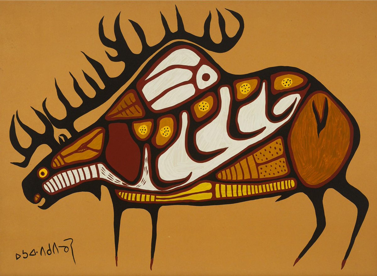 Moose
Norval Morrisseau ~ Anishinaabe
n.d.