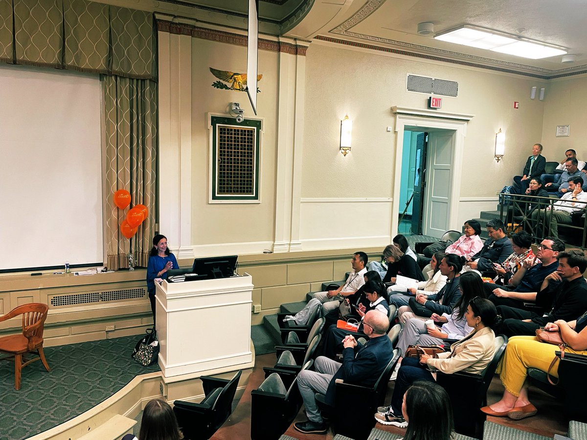 CESS_news's tweet photo. Bhavna Davé from @SOAS delivers the keynote lecture of #CESS2024Fall at her alma mater @MaxwellSU @SyracuseU on the changing dynamics of Eurasia from the break up of the Soviet Union up to the present, focusing on the case study of Kazakhstan. https://t.co/7fasuTo50L