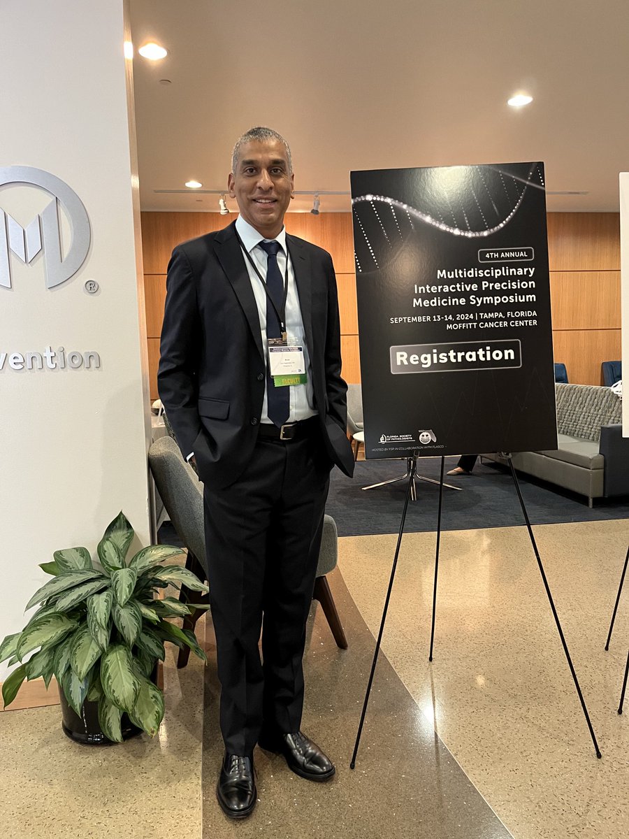 Enjoyed presenting biomarker testing methodology for immunotherapy in GI tumors at the Precision Medicine Conference at Moffitt cancer center in Tampa, FL