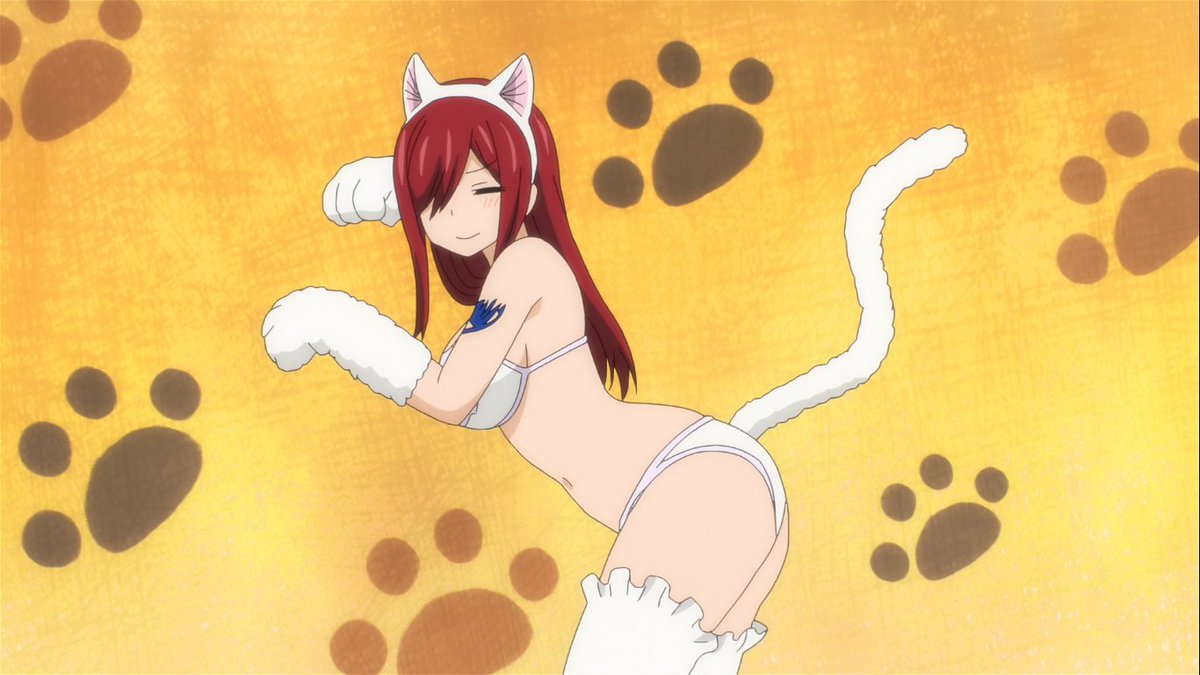 "I've got a tail too, nya~."