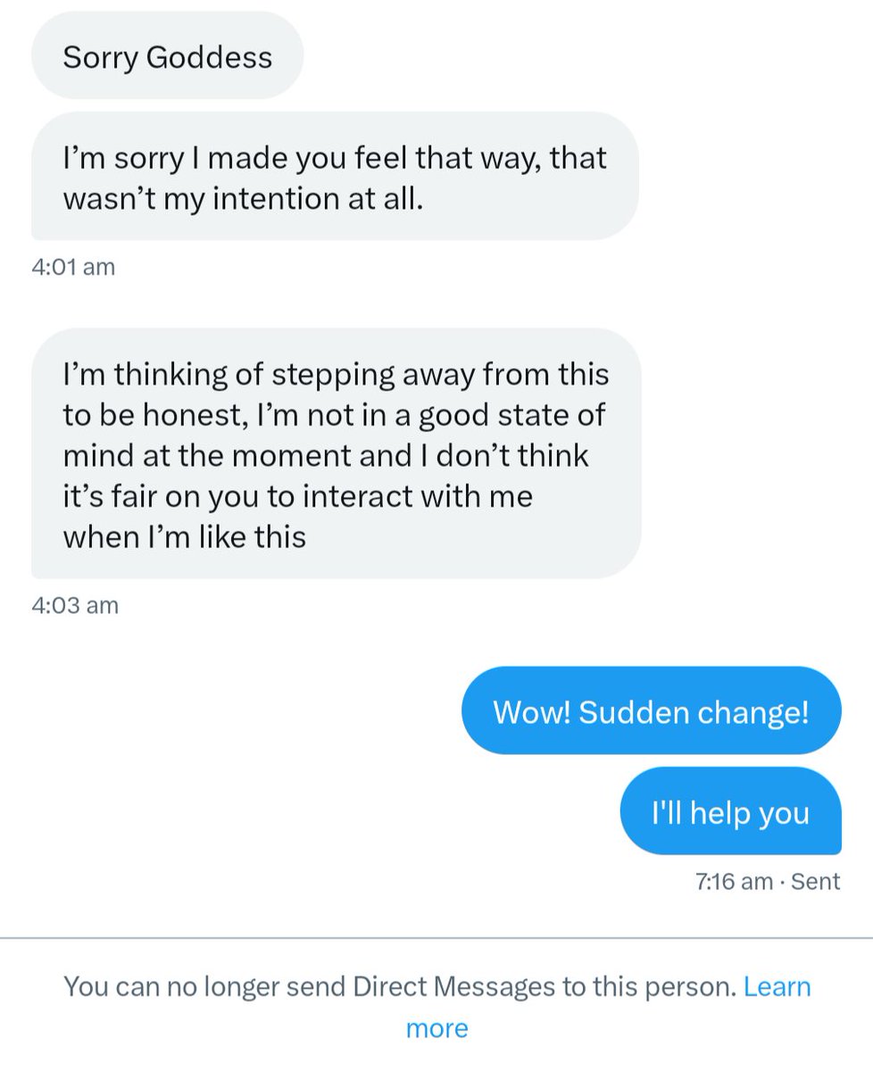 mouth_goddess's tweet photo. Blocked! ๐ง Don't be a flake! Don't reach out until you're ready to be owned. So many fake, wannabe submissives. A true sub does not leave! I don't beg! That's your job! PS-DMs shown with consent. Not sharing his photos, it would make him happy!
#sub4life #goddess #giantess #dom https://t.co/FBTfX9qpYJ