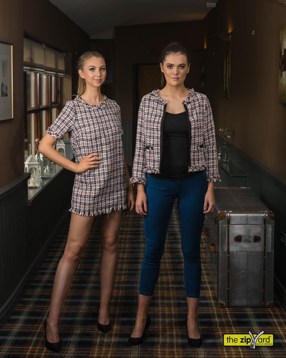 🪄 A knitted jumper dress transformed into a #Chanel inspired jacket! 

#ootd #sustainablefashion #upstyle #restyle #alterations #thezipyard #lookgreatfeelfantastic #weloveeveryBODY