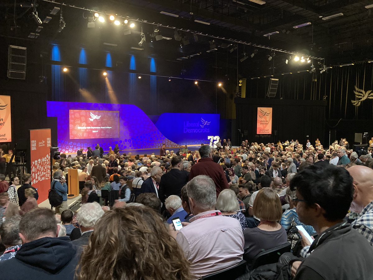 johnmckay81's tweet image. Standing room only at #libdemconference