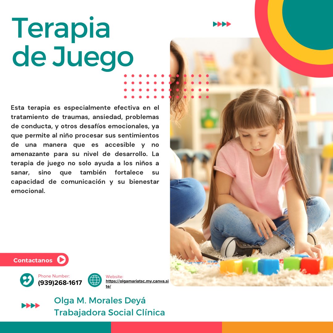 OlgaMariaTSC's tweet image. ¿Sabías que la terapia de juego es una herramienta increíble para ayudar a los niños a expresar sus emociones y resolver problemas? A través del juego, los pequeños pueden explorar sus sentimientos y aprender habilidades valiosas en un ambiente seguro y divertido. #TerapiaDeJuego