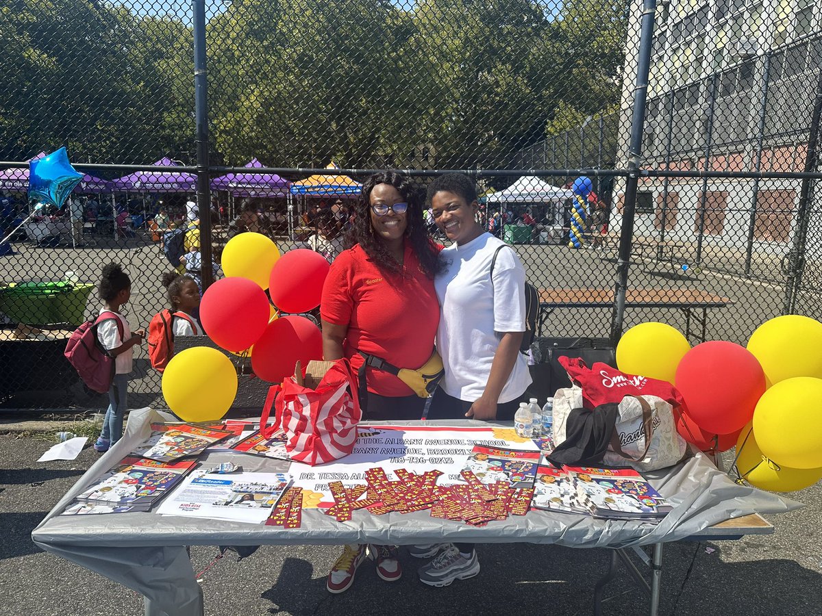 Our Parent Coordinator Scooter and PTA at the D17 Back to School Bash! <a href="/SheneanL/">Shenean Lindsay</a>