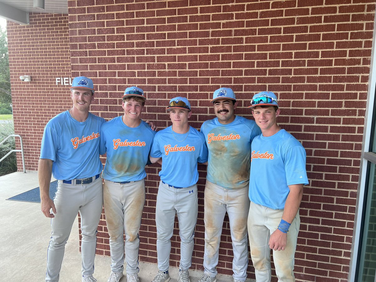 Brian Daigre (@daigrebrian) on Twitter photo These dudes will represent the #Whitecaps in the Juco All-Star game at DBU next weekend. ⚾️🌊
IF <a href="/BulcroftJacob/">Jacob Bulcroft</a>
OF/IF <a href="/DaigreZachary/">Zachary Daigre</a>
OF <a href="/saulesotog/">Saúl Soto</a>
C <a href="/Ethan_Hughes06/">Ethan Hughes</a>
P Trevor Miller
P <a href="/DylanVinson14/">Dylan Vinson</a>
P <a href="/logan_stark15/">Logan Achez Stark</a>
<a href="/WhitecapBseball/">Galveston College Baseball</a> <a href="/NJCAABaseball/">NJCAA Baseball</a> <a href="/DBU_Baseball/">DBU Baseball</a> These dudes will represent the #Whitecaps in the Juco All-Star game at DBU next weekend. ⚾️🌊
IF <a href="/BulcroftJacob/">Jacob Bulcroft</a>
OF/IF <a href="/DaigreZachary/">Zachary Daigre</a>
OF <a href="/saulesotog/">Saúl Soto</a>
C <a href="/Ethan_Hughes06/">Ethan Hughes</a>
P Trevor Miller
P <a href="/DylanVinson14/">Dylan Vinson</a>
P <a href="/logan_stark15/">Logan Achez Stark</a>
<a href="/WhitecapBseball/">Galveston College Baseball</a> <a href="/NJCAABaseball/">NJCAA Baseball</a> <a href="/DBU_Baseball/">DBU Baseball</a>