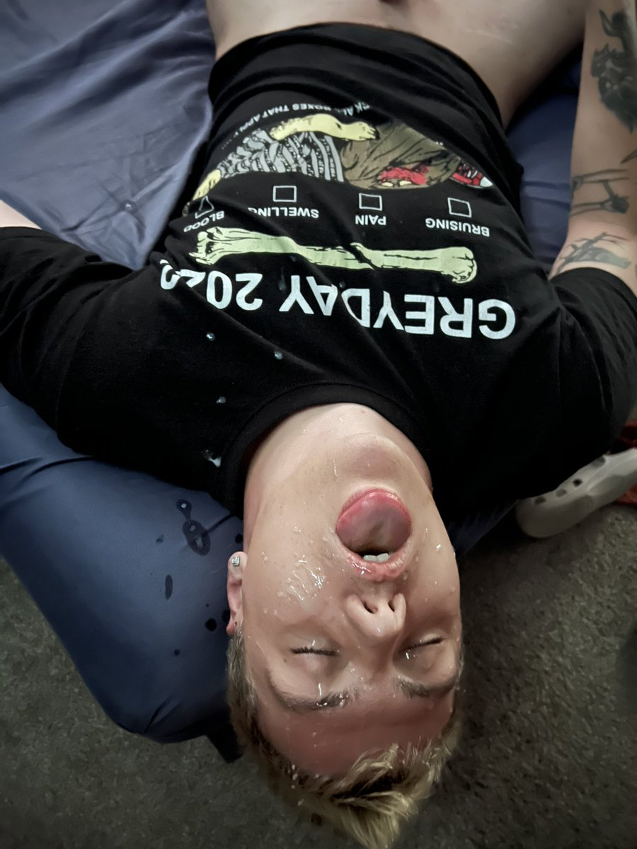 BoltThePup's tweet photo. I heard facials were good for your skin! Thanks babe! 
The other pics on my OF! 
#gay #facials #cumshot #twink #gaytwink #nutshot #drippingincum https://t.co/BQPvNSivf0