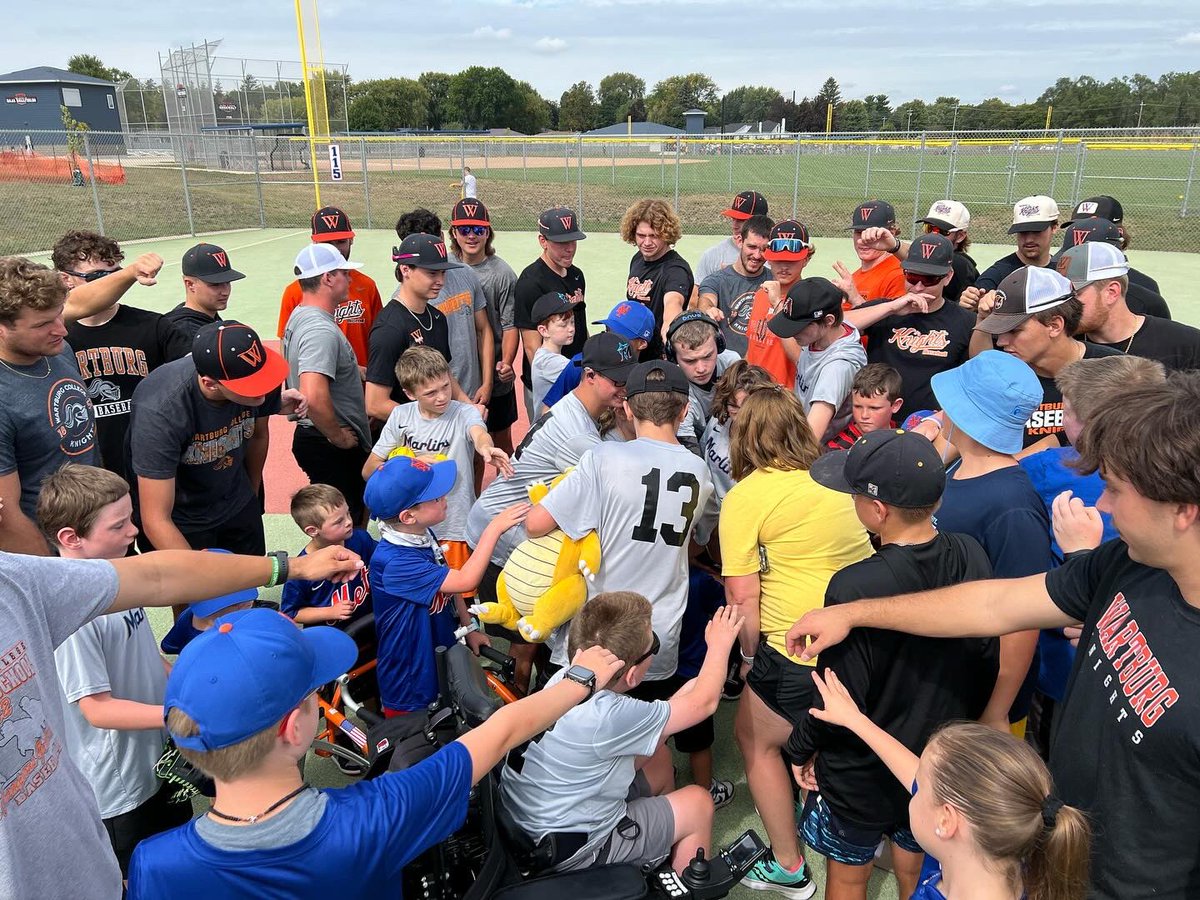 Our guys did a wonderful job helping out at the miracle league this morning!