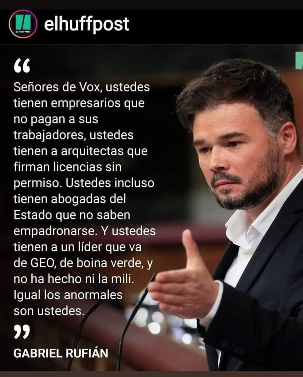 muzeriqui's tweet photo. Pues es lo que pensamos millones de Rojos... que lo ha dicho Rufián..mu bien dicho.. pero es la verdad verdadera.. https://t.co/t03LKfMzYC