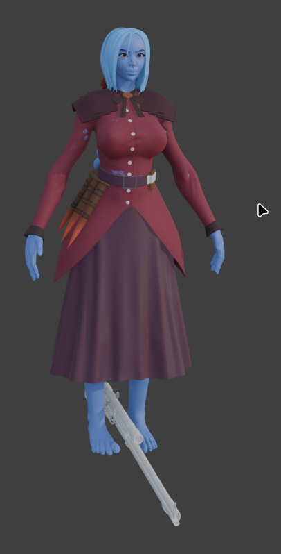 alectonotevil's tweet photo. Vindicta WIP 2 #deadlock #Vindicta #3dcharacter https://t.co/nM4G7AiaFU
