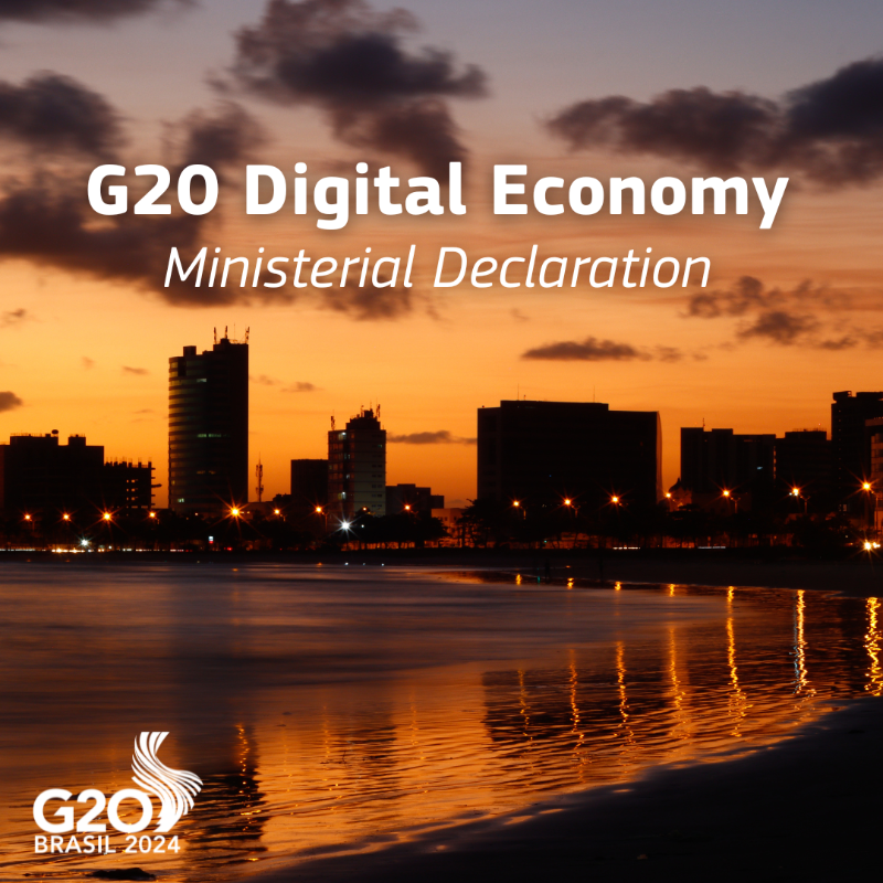 DigitalEU's tweet photo. Progress for a safer digital future at #G20Brazil on Digital economy.

It confirms international convergence on EU-type approach on:

Content moderation &amp; Platforms’ accountability relevant for #DSA
Human-centric approach #AI, #AIAct
Data protection &amp; human rights #GDPR
&amp; more