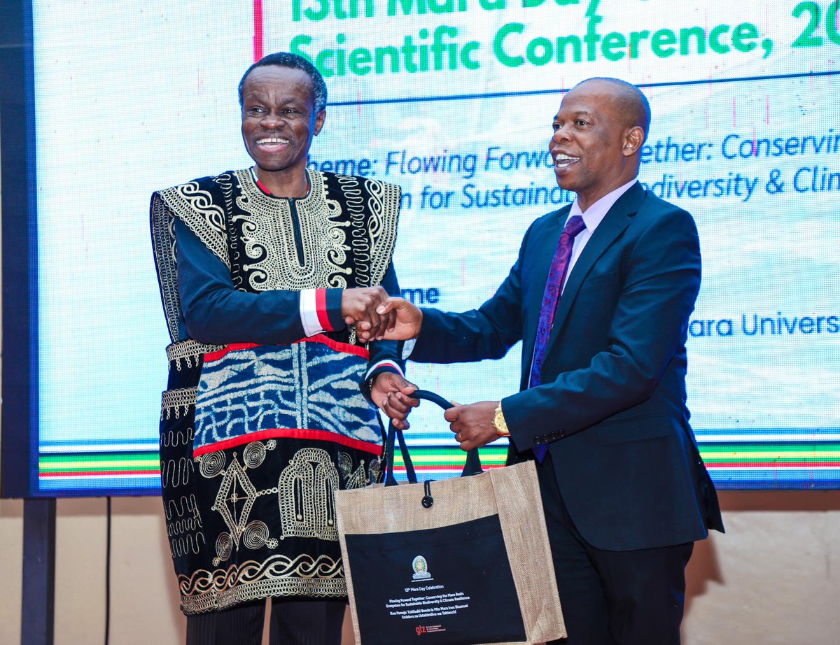 MMaraUniversity's tweet photo. 13th Mara Day Celebration Scientific Conference, 2024 held at Maasai Mara University, led by the Vice Chancellor, Prof. Peninah Aloo-Obudho. 
Theme: Flowing Forward Together: Conserving the Mara Basin Ecosystem for Sustainable Biodiversity &amp; Climate Resilience
 #MaraDay #MDSC2024 https://t.co/i3P1g2hA5h