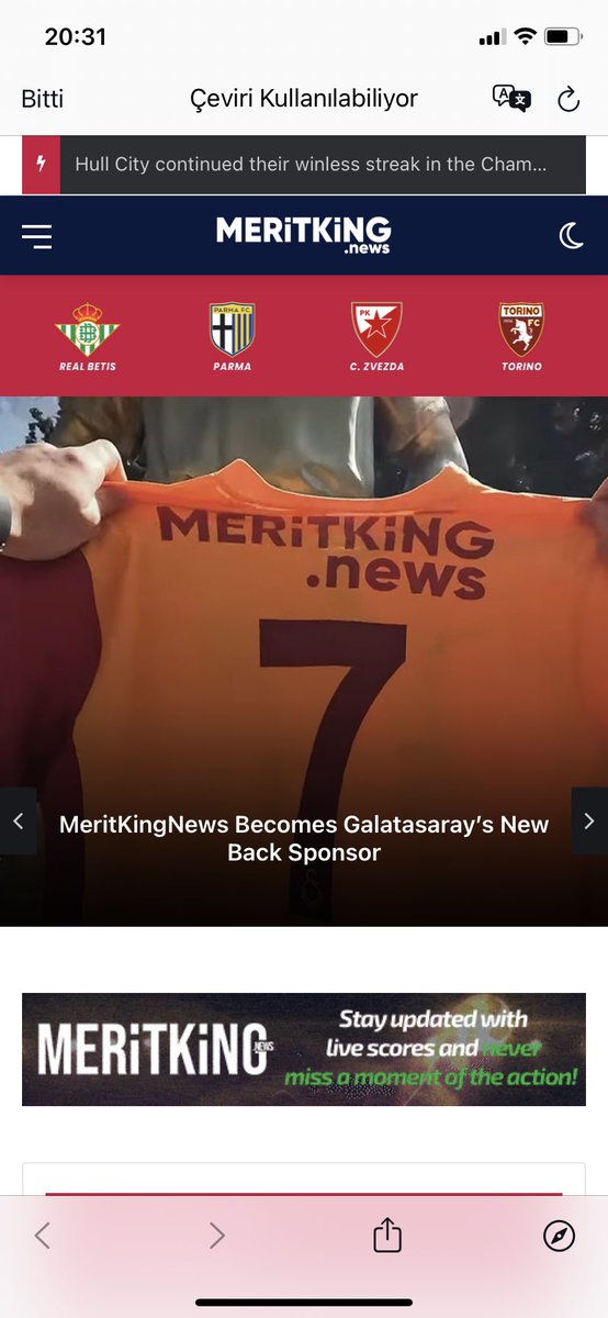 lubeayar's tweet photo. Sponsorlukta yasal sınırlar kalktı mı? 

MeritKing, kuyumcular üzerinden karapara akladığı iddiasıyla tutuklanan Kuzey Kıbrıslı bahis baronu Fedlan Kılıçarslan'ın yasadışı bahis sitesi..

Daha önce de Galatasaray maçına reklam vermişti..

Mevzu Galatasaray ise cumhuriyet savcıları da kör, sağır, dilsiz oluveriyor.. 

Pes!