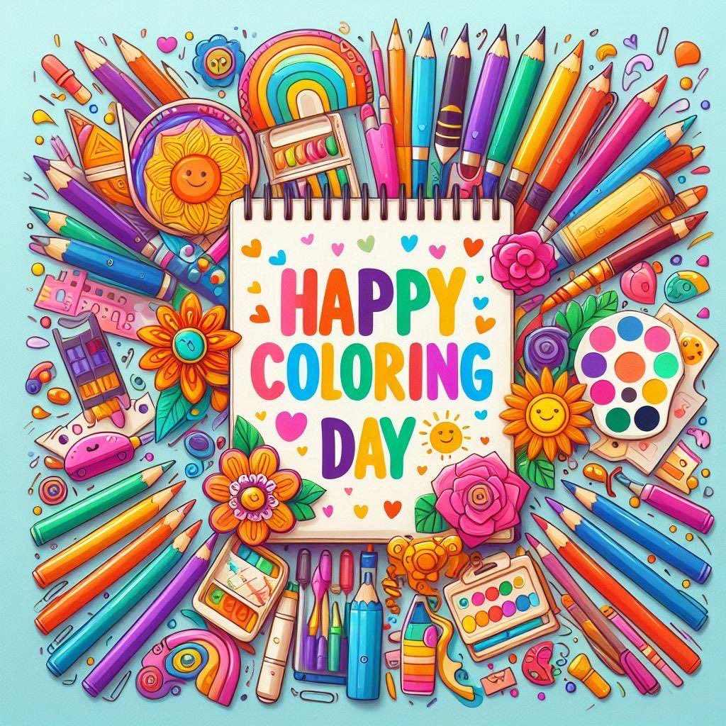 whatz_today's tweet image. 🎨🖍️ **Happy #ColoringDay!** 

Time to grab your favorite colors and let your creativity flow! 

Here’s how to make the most of this vibrant day.👇 

#WhatzToday #CreativeFun #ColorYourWorld
