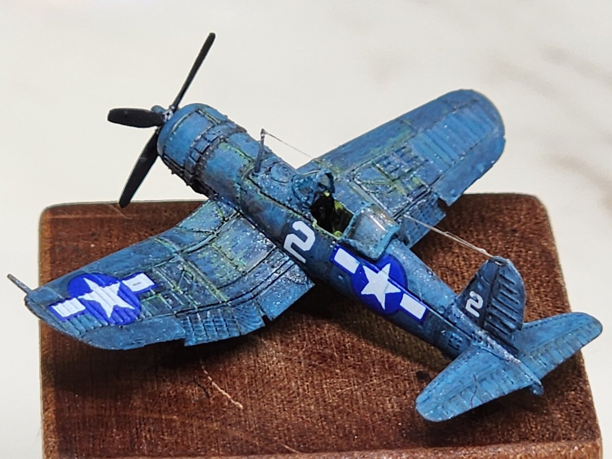 JasonHsiao20's tweet image. F4U-4 Corsair 1:350 scale.

#Corsair
#F4U
#350scale