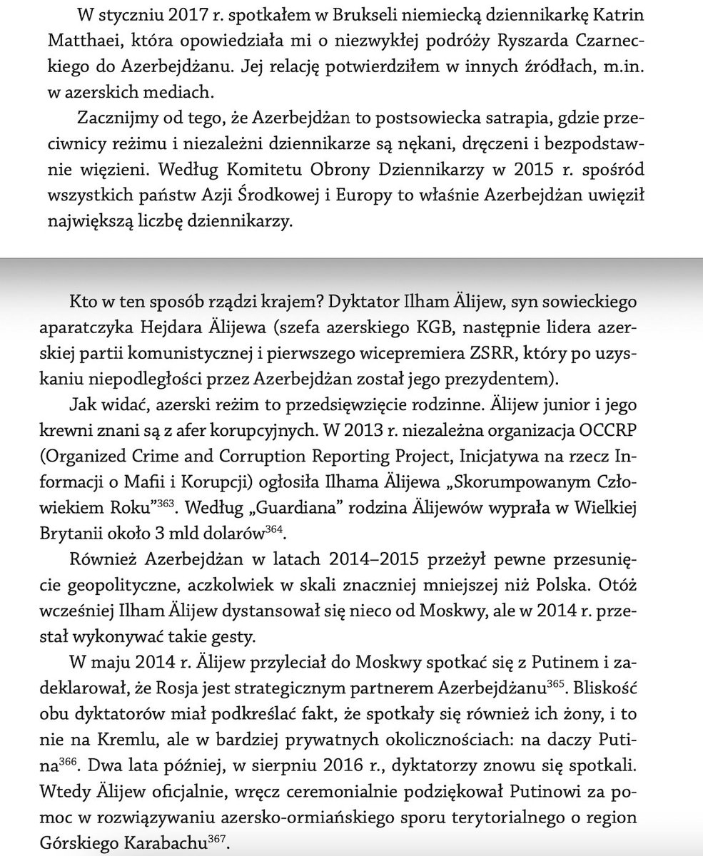 Tomasz5ek's tweet photo. Czarnecki w Stambule? Wybiera się też na Kaukaz?
Szuka kryjówki czy bezpiecznego sejfu?
Cz. to kompan azerskiego dyktatora-łapówkarza Alijewa, który:
- ma układ z Kremlem;
- odziedziczył kraj po ojcu z KGB.
W 2018 r. europarlament ukarał Czarneckiego za wspieranie Alijewa. https://t.co/Hp9FmnQc14