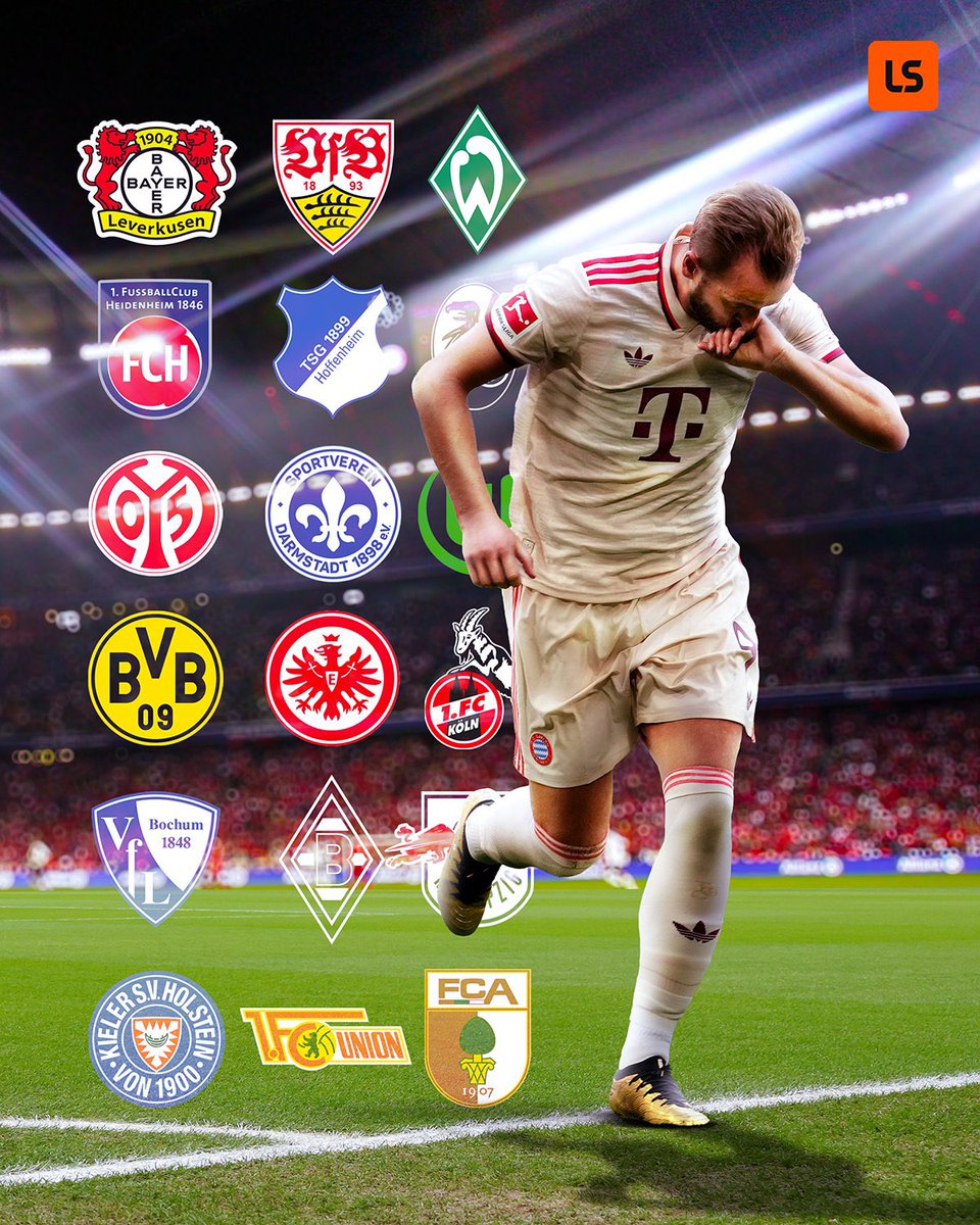 سجل هاري كين الان ضد جميع الفرق ال 18 التي واجهها في الدوري الالماني 

في تاريخ الدوري الالماني فقط ميروسلاف كلوزه واجه وسجل ضد فرق اكثر 28 فريق 😳