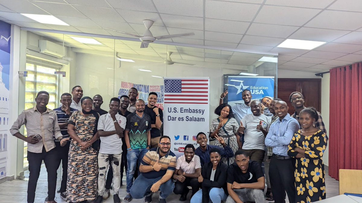 Very much proud of all <a href="/TUSSAA_/">Tanzania U.S. State Alumni Association</a> alumni across the country who organizes #AlumniGiveBackEvents Today in Dar American Space <a href="/faryus88/">Farhan Yusuf</a> and <a href="/Lwidiko/">Lwidiko E. Mhamilawa</a> has shared their experiences on “Inspiring the next generation of STEM, Innovations and Public Health Stars” <a href="/usembassytz/">US Embassy Tanzania</a>