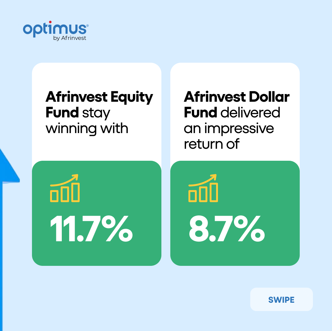 PlutusNeo's tweet photo. With our expertly managed mutual funds, you can relax and let your money do the hard work.
So what are you waiting for?
Download the Optimus by Afrinvest app and select from our range of mutual fund today. https://t.co/roUEtrHquA
