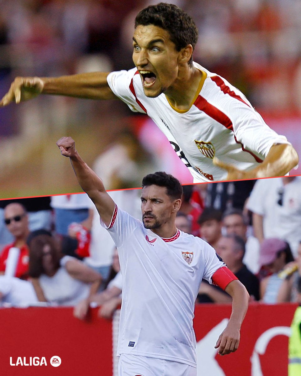 LaLiga's tweet photo. 💫 Los años pasan, @JNavas permanece.

#LALIGAEASPORTS | @SevillaFC https://t.co/x7RcWZ7dHs