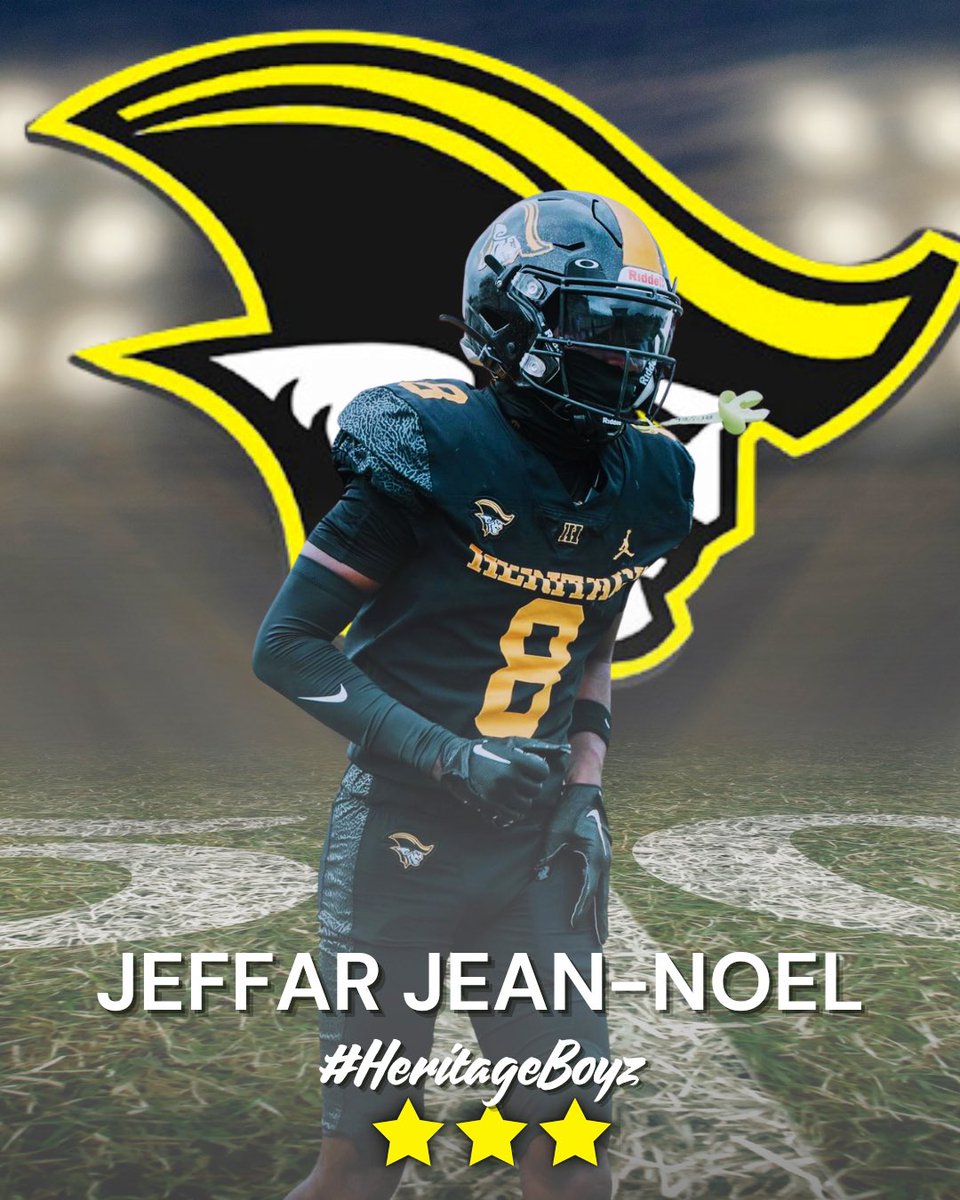 ChalupaBatmaan's tweet photo. 2026 3⭐️WR Jeffar Jean-Noel #CBRecruiting #HeritageBoyz https://t.co/EtawQ3g3hH