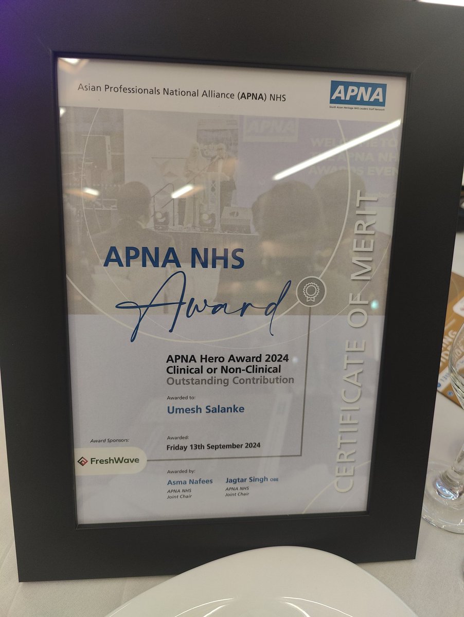 Umesh Salanke (@umeshsalanke) on Twitter photo Honored to be a finalist for the APNA NHS Awards <a href="/ApnaNhs/">APNA NHS - Asian Professionals National Alliance</a>. This wouldn’t be possible without the incredible support from my amazing education team <a href="/UHBEducation/">UHB Education</a>, colleagues, and the junior doctors at <a href="/uhbtrust/">University Hospitals Birmingham</a> . Thank you for shaping me into who I am today!
This one for #TEAMUHB Honored to be a finalist for the APNA NHS Awards <a href="/ApnaNhs/">APNA NHS - Asian Professionals National Alliance</a>. This wouldn’t be possible without the incredible support from my amazing education team <a href="/UHBEducation/">UHB Education</a>, colleagues, and the junior doctors at <a href="/uhbtrust/">University Hospitals Birmingham</a> . Thank you for shaping me into who I am today!
This one for #TEAMUHB