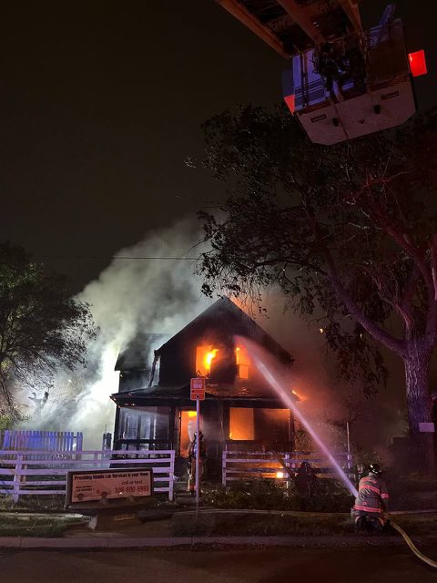 Moose Jaw Fire Department responded to a fully involved structure fire on the east side of the city last night. Crews were on scene battling the blaze for approx 5hrs. No injuries were reported and the fire remains under investigation.