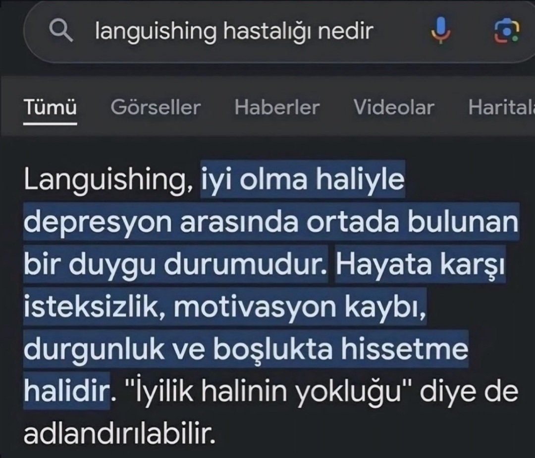 hastalığımın adını artık biliyorum