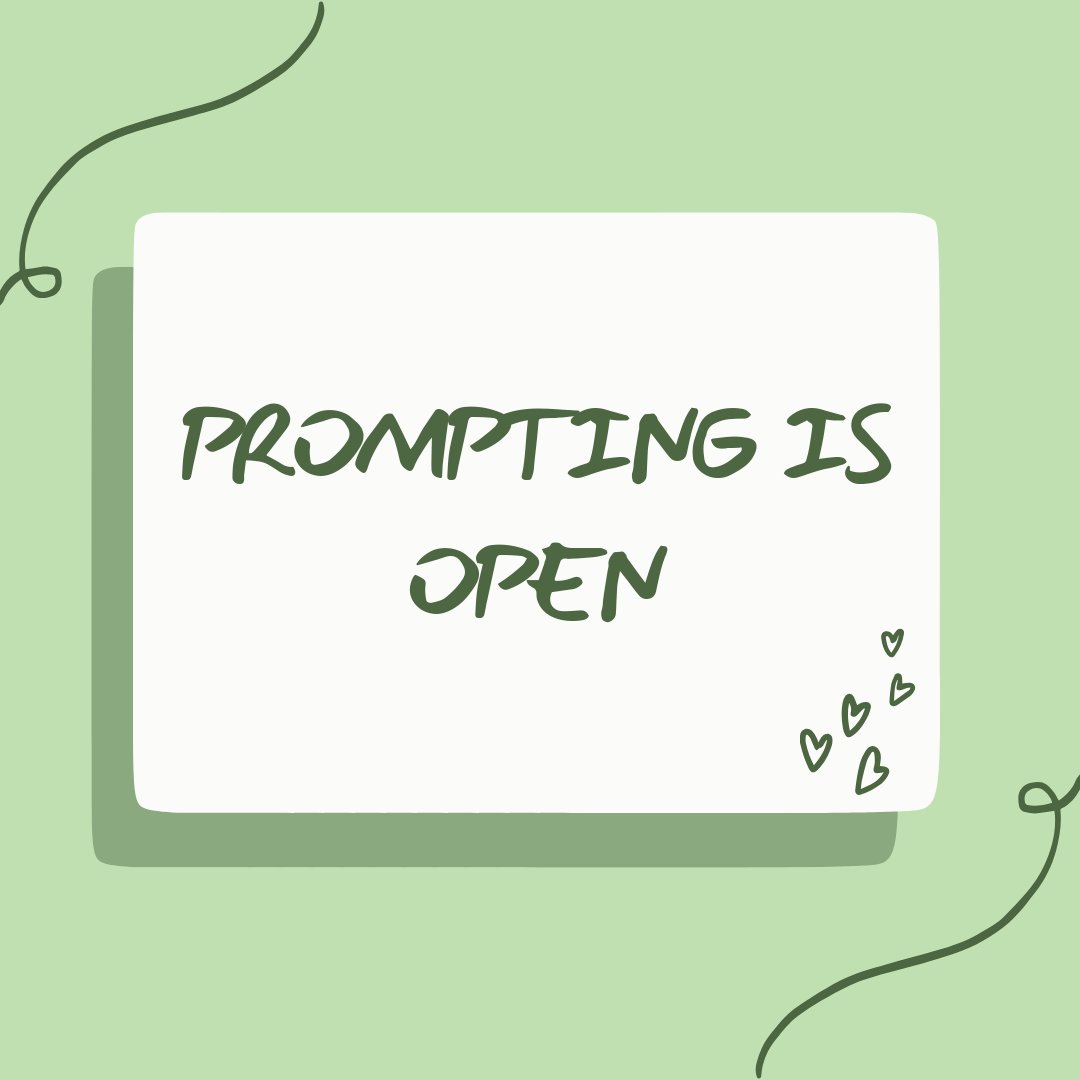 sfwbtsabofest's tweet photo. Prompting is now open!! Up to 10 prompts are allowed per person. Prompting closes on October 31!!

AO3: https://t.co/23AQfR5d7j https://t.co/iGlidIaqBo