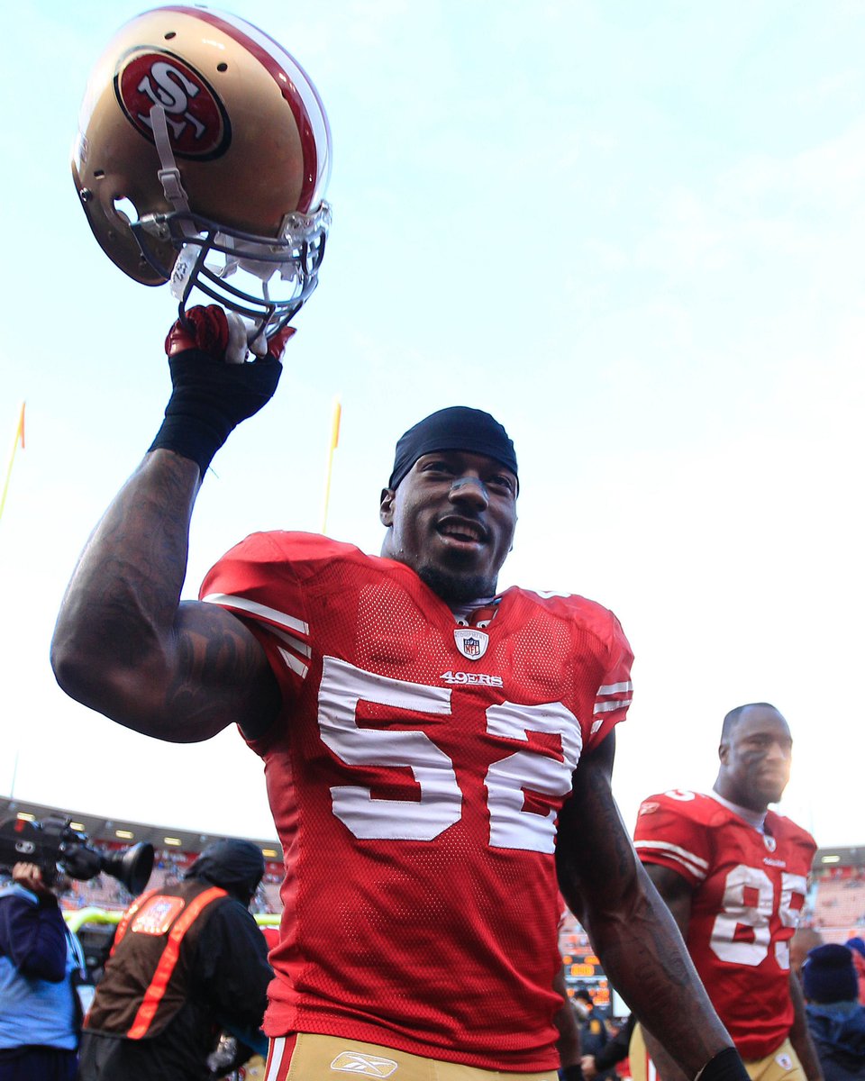 Tonight is <a href="/49ers/">San Francisco 49ers</a> Night at <a href="/OracleParkSF/">Oracle Park</a> 🏈 

And taking the mound to throw out the ceremonial first pitch: <a href="/PatrickWillis52/">Patrick Willis</a>