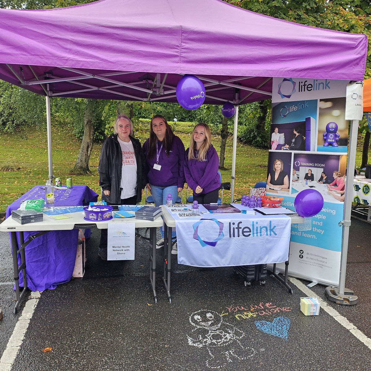 TracyaH1's tweet photo. We had a fantastic day today supporting Meander for Mental Health, thank you to everyone who took the time to chat to us @GCHSCP @LifelinkGlasgow https://t.co/60wA9MsYIy