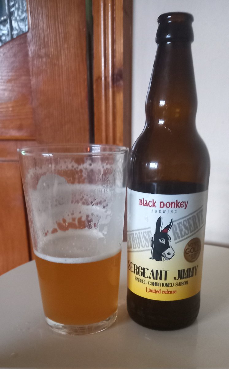 craig1scotty's tweet photo. #CurrentView drinking the 7.7%#craftbeer #SergeantJimmy from @BlackDonkeyBeer on my 4th cheers everyone Saturday night brews 😁🍻 #supportcraftbeer https://t.co/IUoLcV3WgF