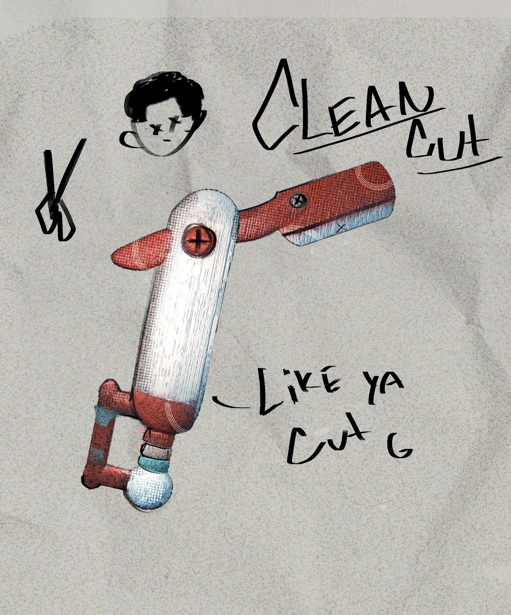 Clean Cut: Barbers need to go adventuring too I guess #swordtember2024