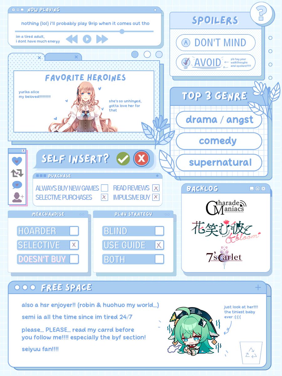 cloverdustie's tweet image. hi, im dustie!! i finally gathered the courage (and energy) to make my otome intro! lets be friends ૮꒰ ˶• ༝ •˶꒱ა ♡

#otometwtintro #otomeintro