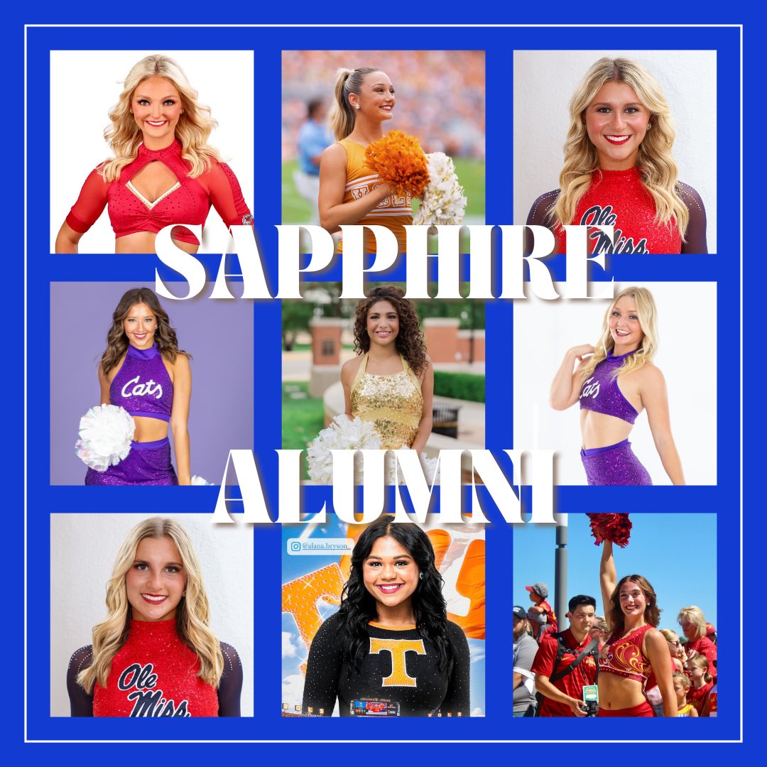 Proud of our Sapphire Alumni! Wishing you the very best this year! 💙💎💙