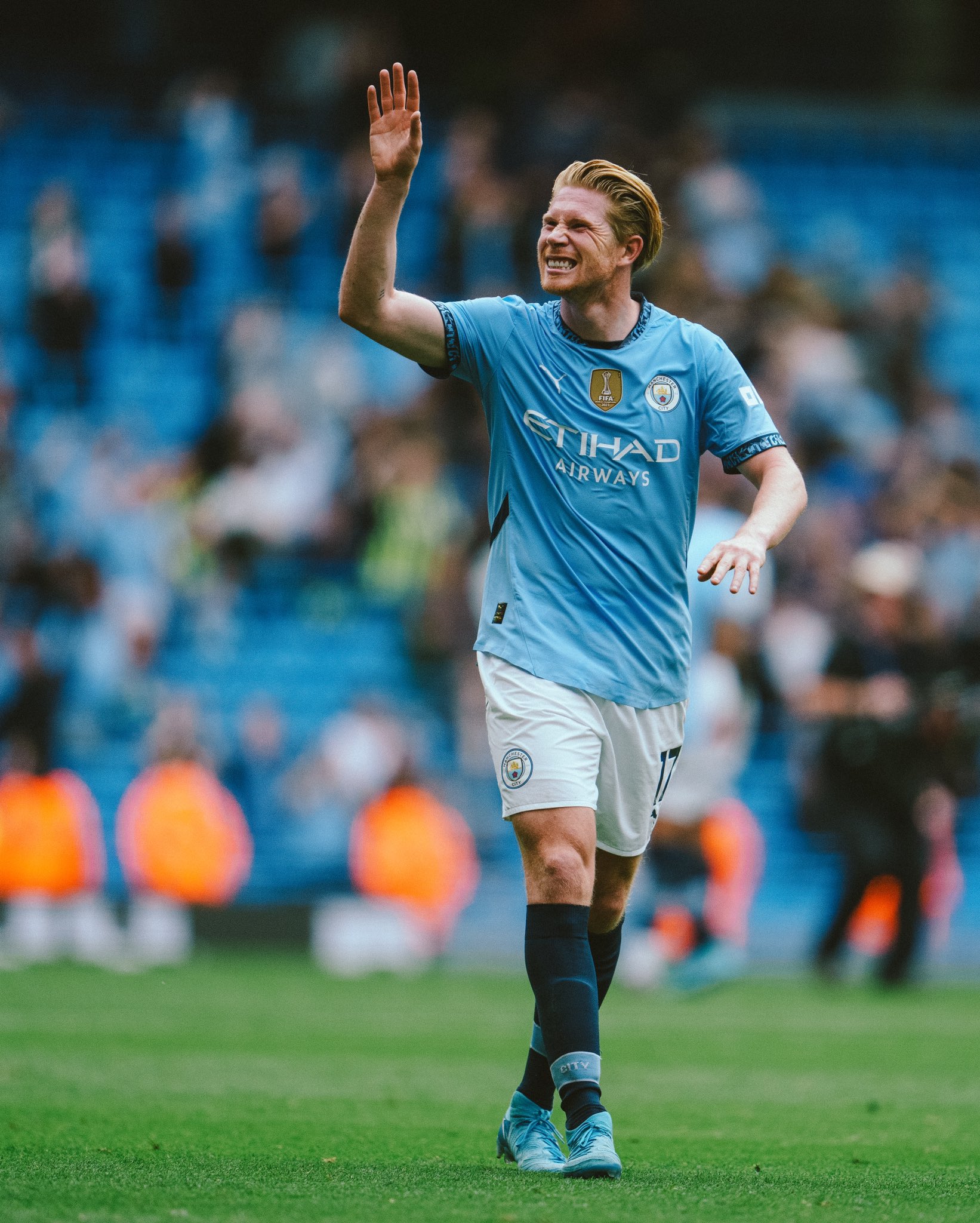 Kevin De Bruyne con el Manchester City. Fuente: Kevin De Bruyne en "X".