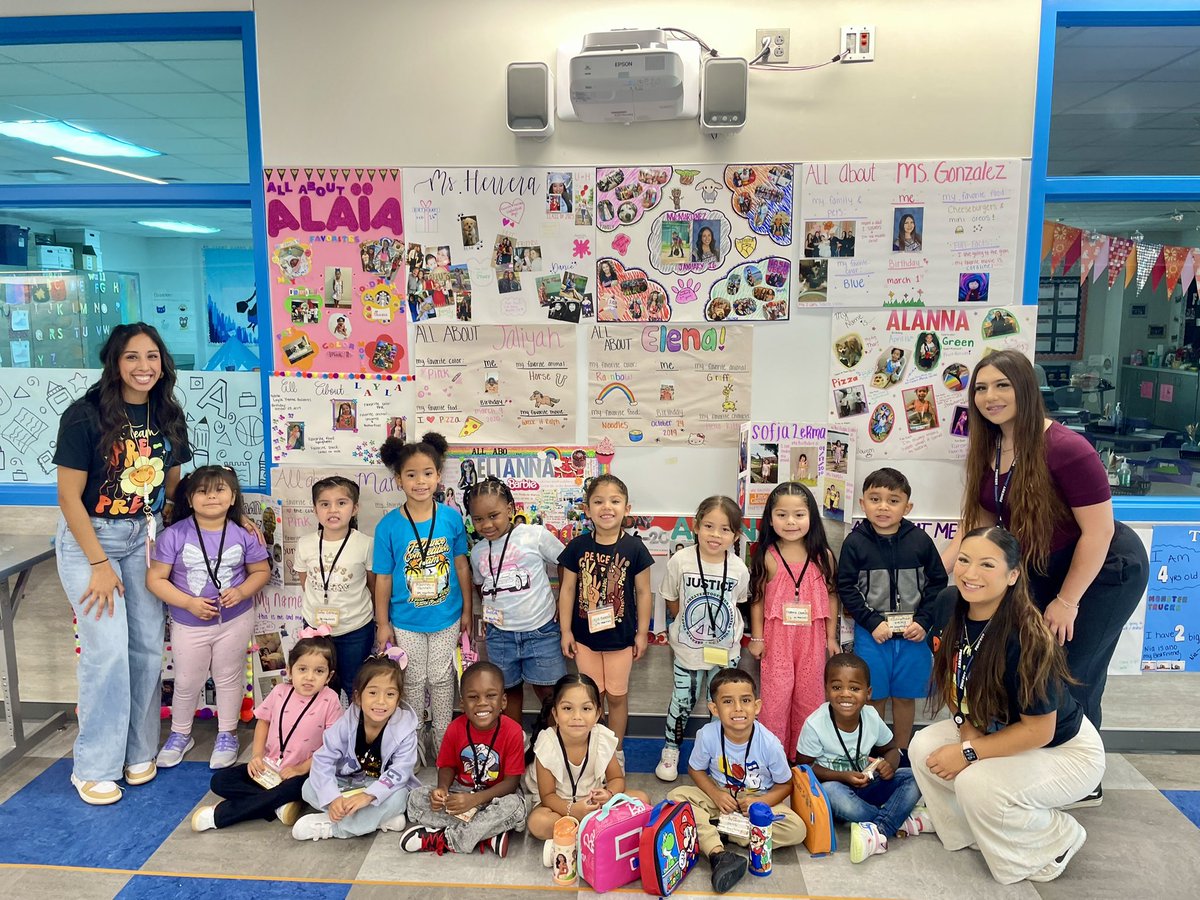 Ms_MartinezPreK's tweet photo. “All About Me” Project
It’s a great way to learn about our students, build communication skills, as well as building parent/guardian  involvement. We loved having our admin and coaches join us to get to know our little panthers!💜
#PISDPK #PomeroyElementary https://t.co/lfLerZUxbL