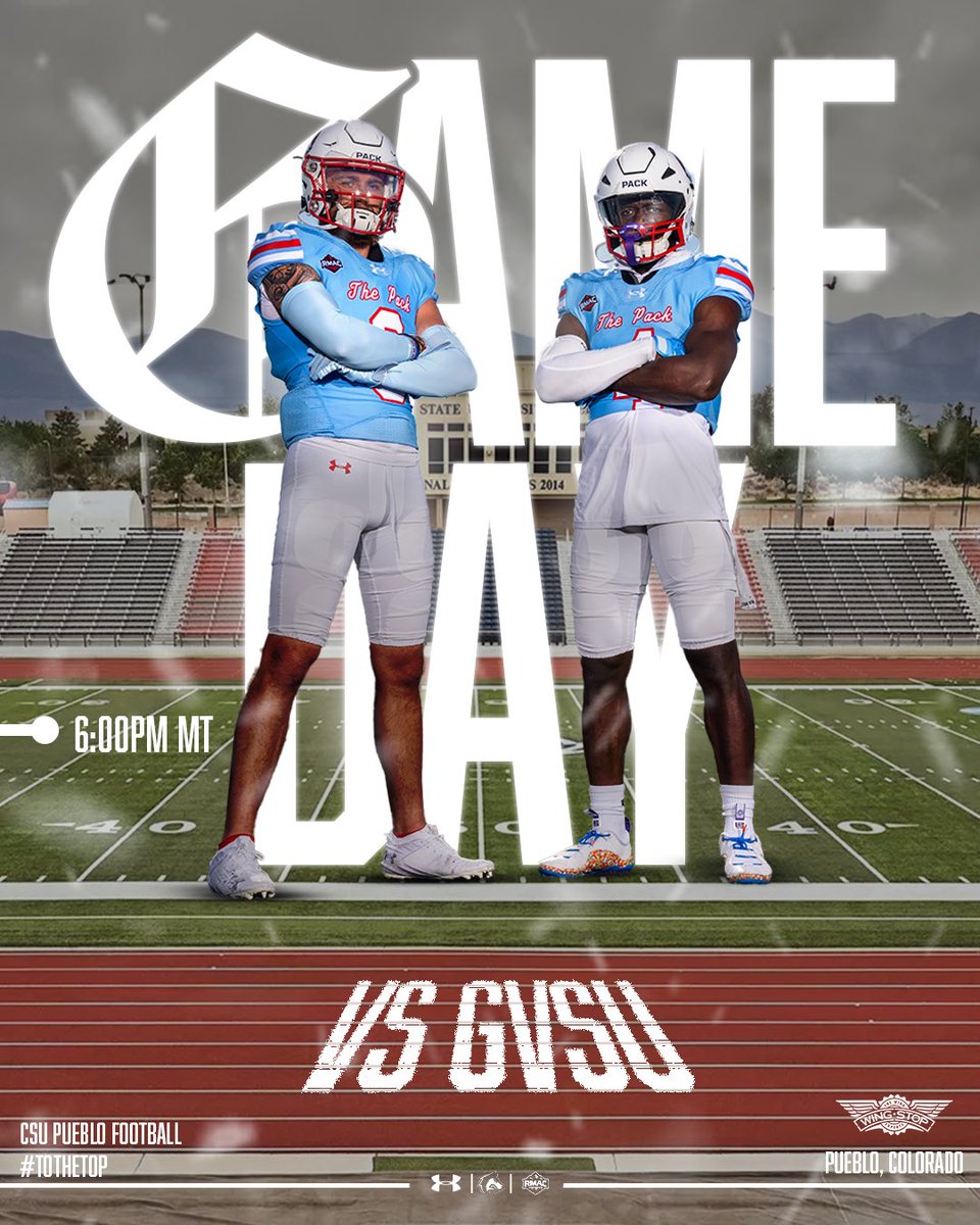 Protect this house‼️😤

🗓️ TONIGHT 
🕰️ 6:00PM MT
🏟️ CSU Pueblo Thunderbowl 
📡 Fox Sports Pueblo 1350 AM

🚨THROW BACK NIGHT🚨

#ToTheTop