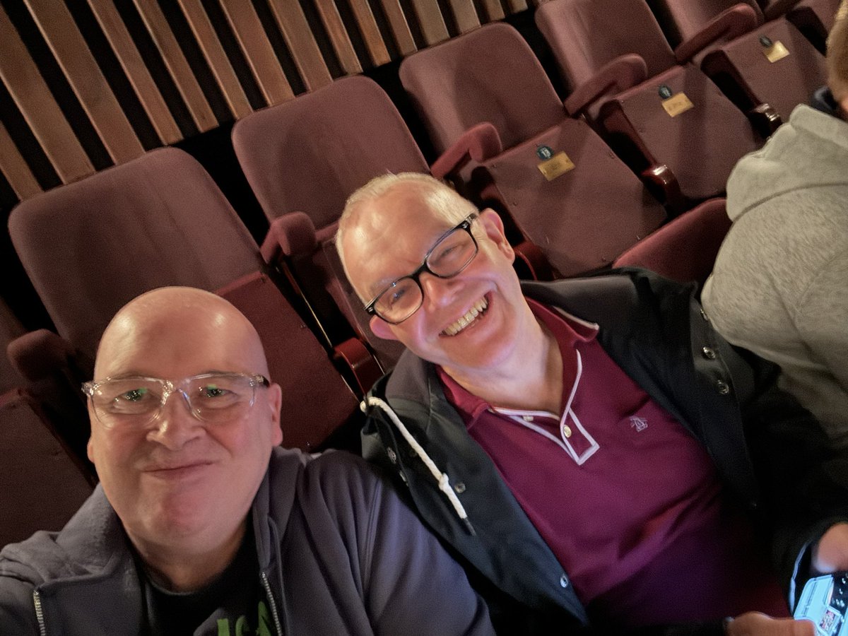 MartGray's tweet photo. At @tbtlake for the first time to see Hound of the Baskervilles with @Edisteve339. The Theatre By The Lake is a purpose-built, locally run theatre by Derwentwater. How wonderful! https://t.co/pP87EE7bZa