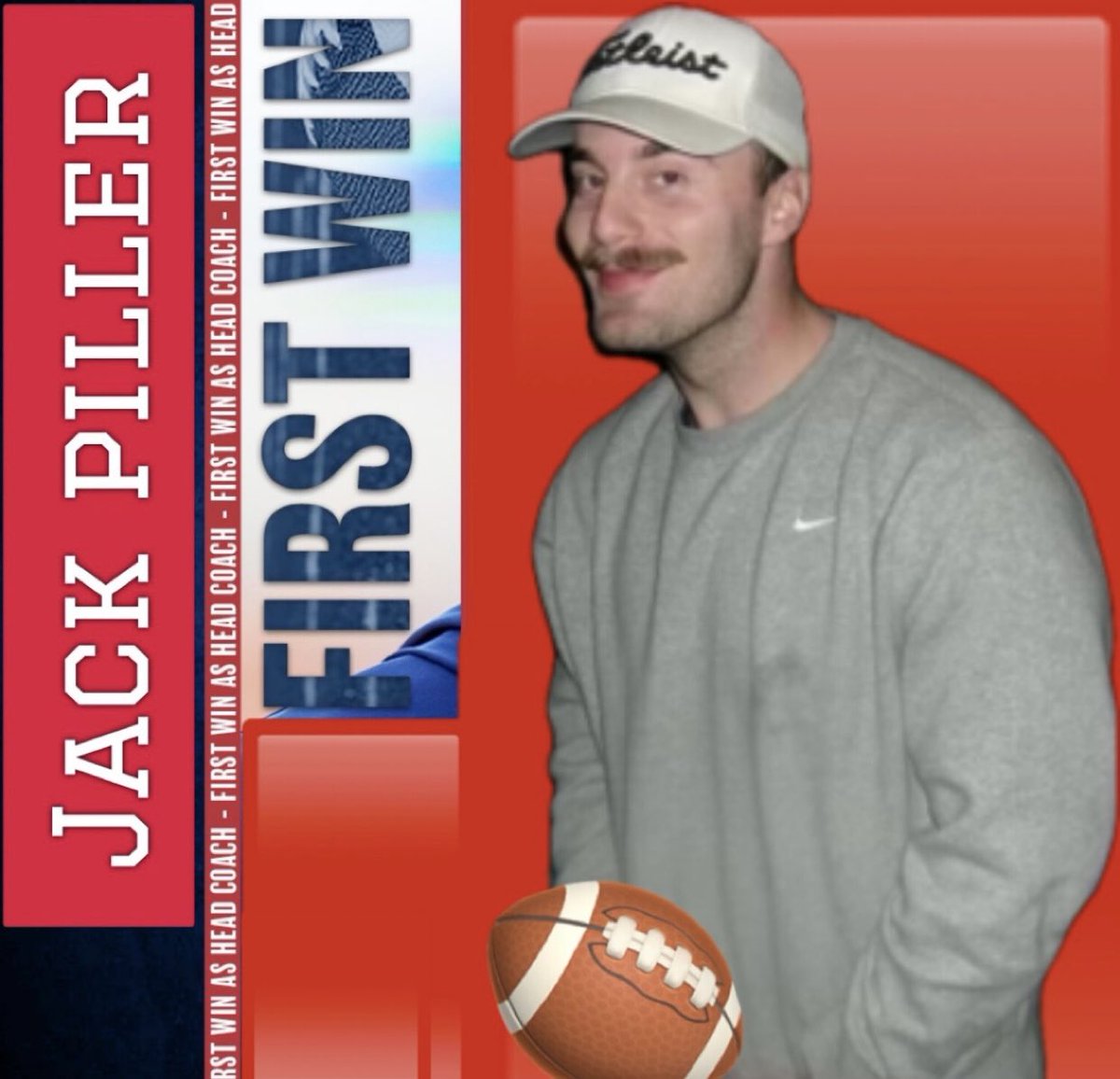Ric (@elangland9) on Twitter photo Congratulations <a href="/PillerJack/">FUTURE NFL/PGA Tour Player</a> on your first win as JV Head Coach! North Attleborough is lucky to have you on staff. Kid is a winner! #BigRed #Shutout #PlayAction Congratulations <a href="/PillerJack/">FUTURE NFL/PGA Tour Player</a> on your first win as JV Head Coach! North Attleborough is lucky to have you on staff. Kid is a winner! #BigRed #Shutout #PlayAction