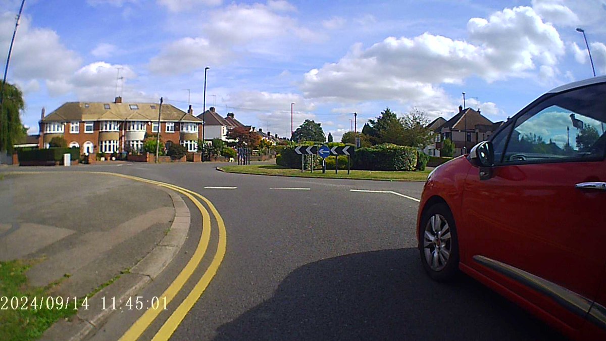 Who in their right mind would think *this* is the best place to overtake a cyclist?