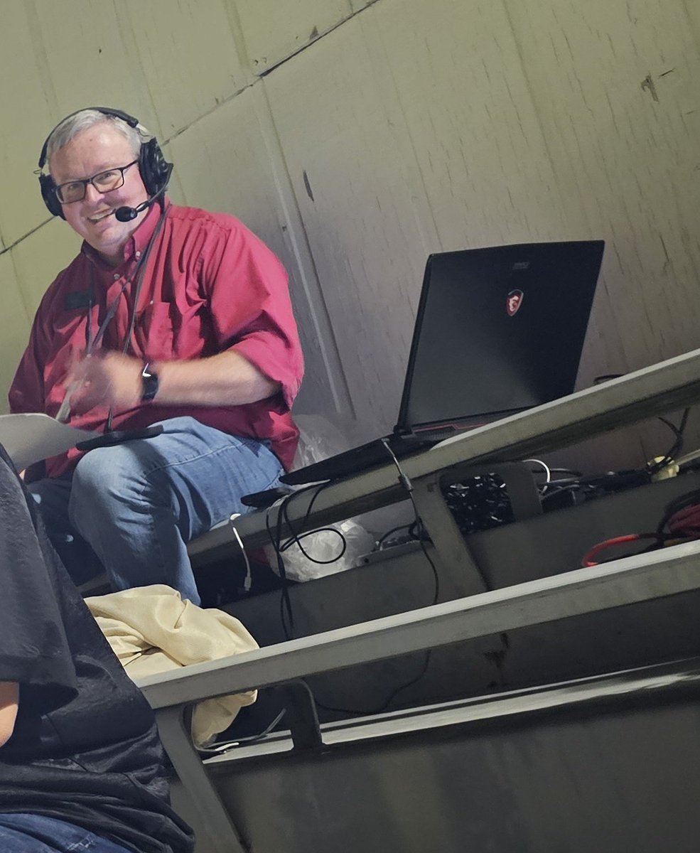 Leading4LEE's tweet photo. I spy our very own Dr. Holt bringing Trojan Football @TheTrojanRadio to our fans!  Go Trojans!  @LeeCountySchool
#goodnewsLEE https://t.co/nXNBRBoV1G