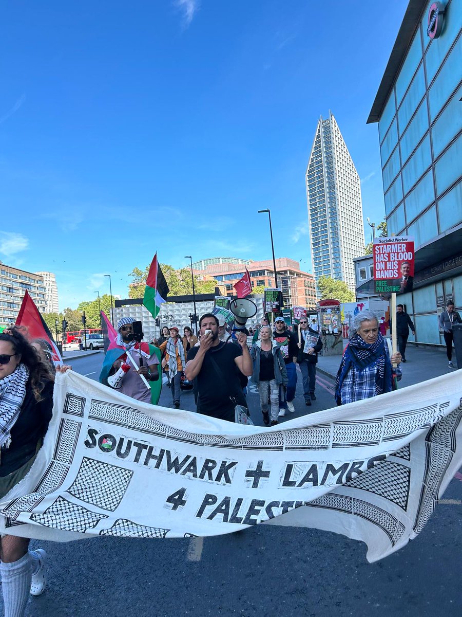 Today South London marched for a #FreePalestine