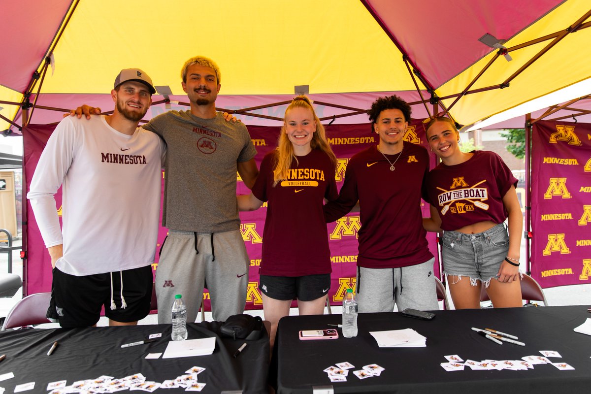 Minnesota Golden Gophers (@gophersports) on Twitter photo What an incredible time at the inaugural <a href="/UofMGGF/">Golden Gopher Fund</a> Member Appreciation Day presented by <a href="/DTAthletes/">DinkytownAthletes</a>! 
A meet-and-greet was held with <a href="/Parkerfox24/">Parker Fox</a>, <a href="/Dawson23lee/">Dawson</a>, <a href="/mckennawucherer/">Mckenna Wucherer</a>, <a href="/MoneyyMitchh2/">Mike Mitchell Jr.</a> and <a href="/marabraun10/">Mara Braun</a>! #SkiUMah What an incredible time at the inaugural <a href="/UofMGGF/">Golden Gopher Fund</a> Member Appreciation Day presented by <a href="/DTAthletes/">DinkytownAthletes</a>! 
A meet-and-greet was held with <a href="/Parkerfox24/">Parker Fox</a>, <a href="/Dawson23lee/">Dawson</a>, <a href="/mckennawucherer/">Mckenna Wucherer</a>, <a href="/MoneyyMitchh2/">Mike Mitchell Jr.</a> and <a href="/marabraun10/">Mara Braun</a>! #SkiUMah