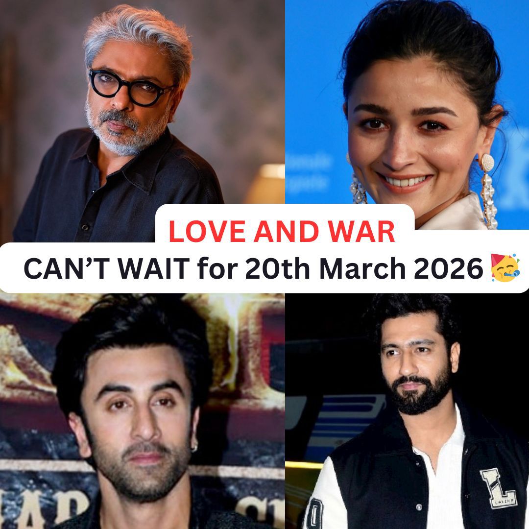 Gappu Singh (@gappux) on Twitter photo An epic saga that will redefine cinema! LOVE AND WAR on 20.03.2026 🔥
#SanjayLeelaBhansali #RanbirKapoor <a href="/aliaa08/">Alia Bhatt</a> <a href="/vickykaushal09/">Vicky Kaushal</a> An epic saga that will redefine cinema! LOVE AND WAR on 20.03.2026 🔥
#SanjayLeelaBhansali #RanbirKapoor <a href="/aliaa08/">Alia Bhatt</a> <a href="/vickykaushal09/">Vicky Kaushal</a>