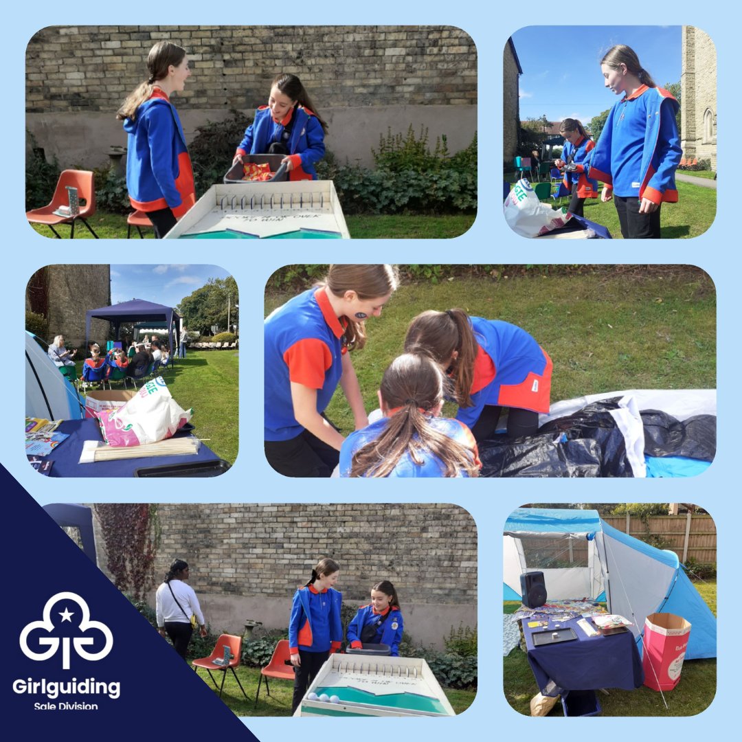 A great day for 4th Sale Central Guides helping at <a href="/StPaulsM33/">St Paul's Parish Church, Sale</a> Heritage Day fete today.

<a href="/Girlguiding/">Girlguiding</a>