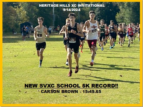 Congrats to Carson Brown for placing first and setting a new Springs Valley XC school record of 15:49.6 at the Heritage Hills Invitational!
milesplit.live/meets/627537/e…