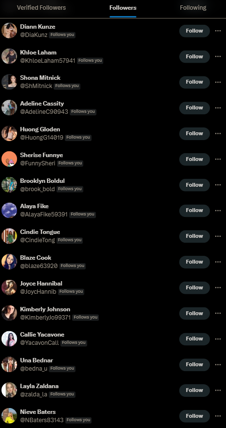 Gobui01's tweet photo. Bot situation on this site is so bad, why do I keep getting these fake followers and no notifs about it? It's like this site is falsely inflating active user numbers and actively trying to hide it or something :( https://t.co/Mq3dnnm2JY
