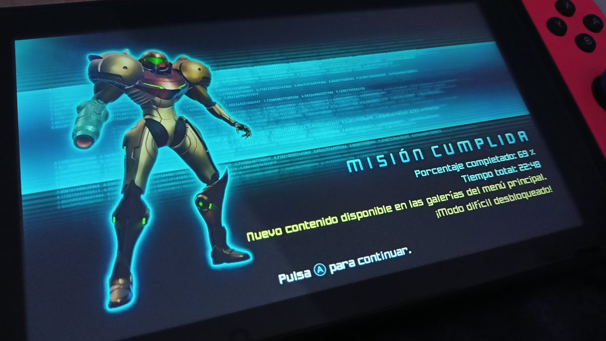 judy_sn26's tweet photo. Acabo de pasarme el Metroid Prime Remastered y, aunque reconozco que no soy muy amiga de los juegos en primera persona, tengo que reconocer que éste me ha ganado al final.
Ahora sí, ya estoy lista para la llegada del nuevo Zelda Echoes of Wisdom ✨ https://t.co/7OU6FyDpmQ