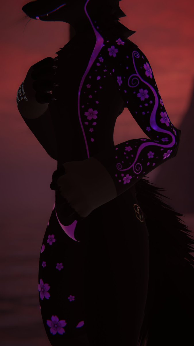 _Blu__Fox_'s tweet photo. Some pictures of a model I made for a good friend. @samo2211_ you are cute, womp womp. 💜🦊 https://t.co/mym2528xzH